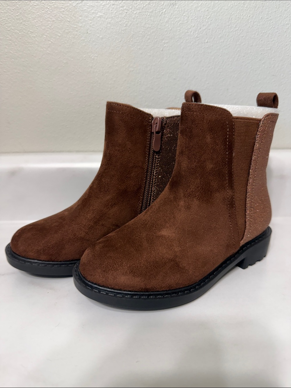 Glitter Ankle Boots